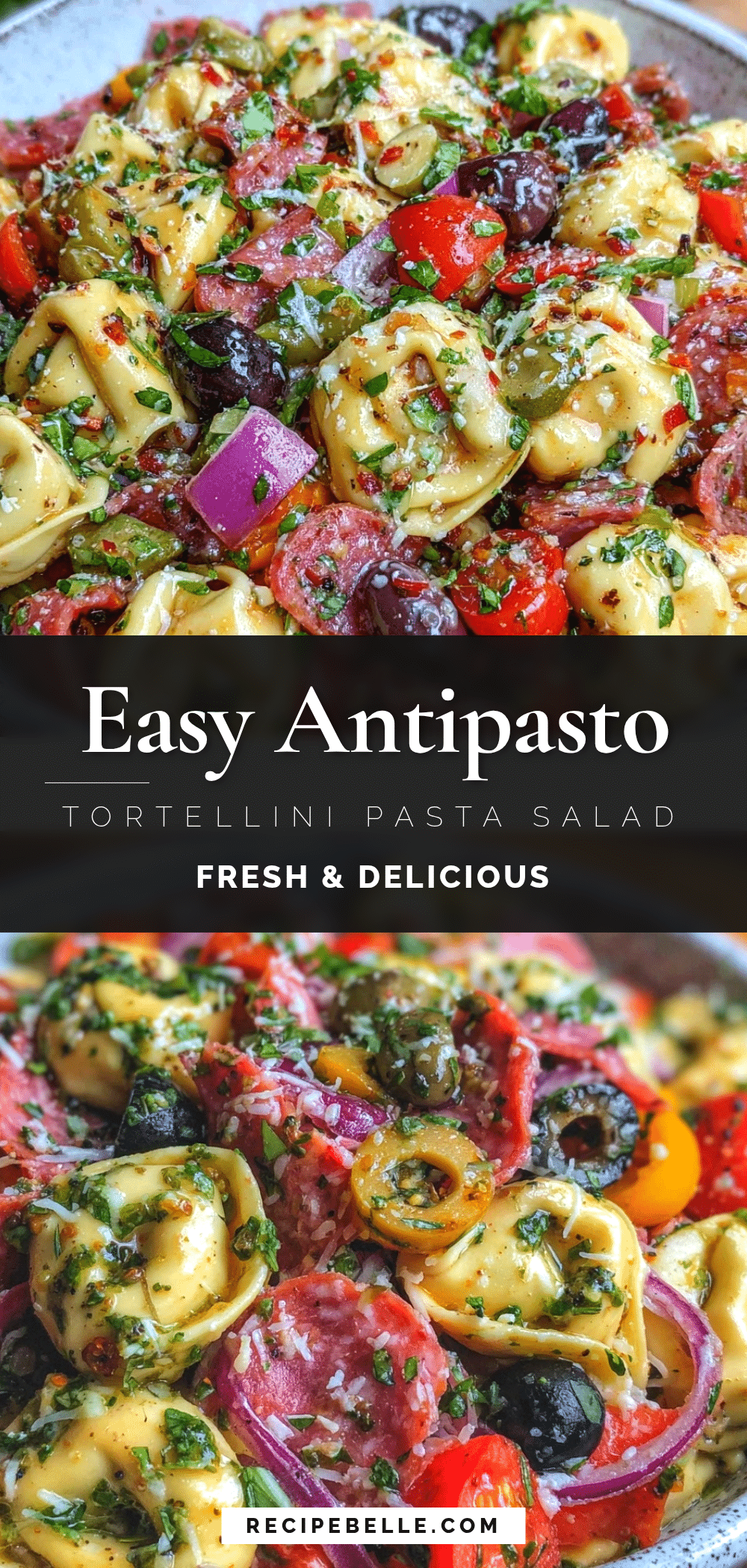 antipasto tortellini pasta salad recipe