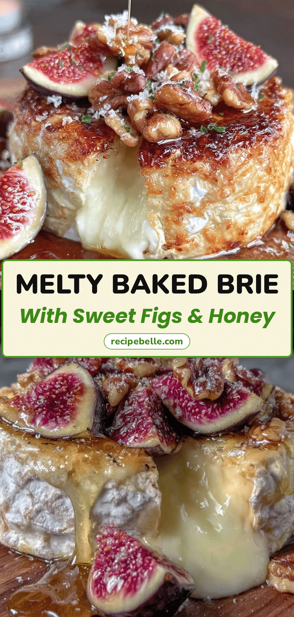 baked brie with figs walnuts hot honey recipe