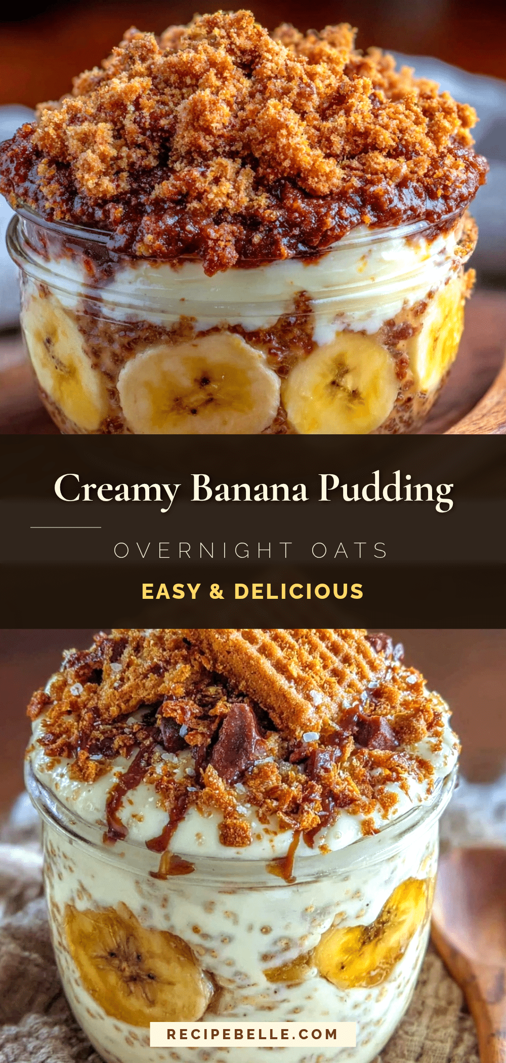 banana pudding overnight oats recipe