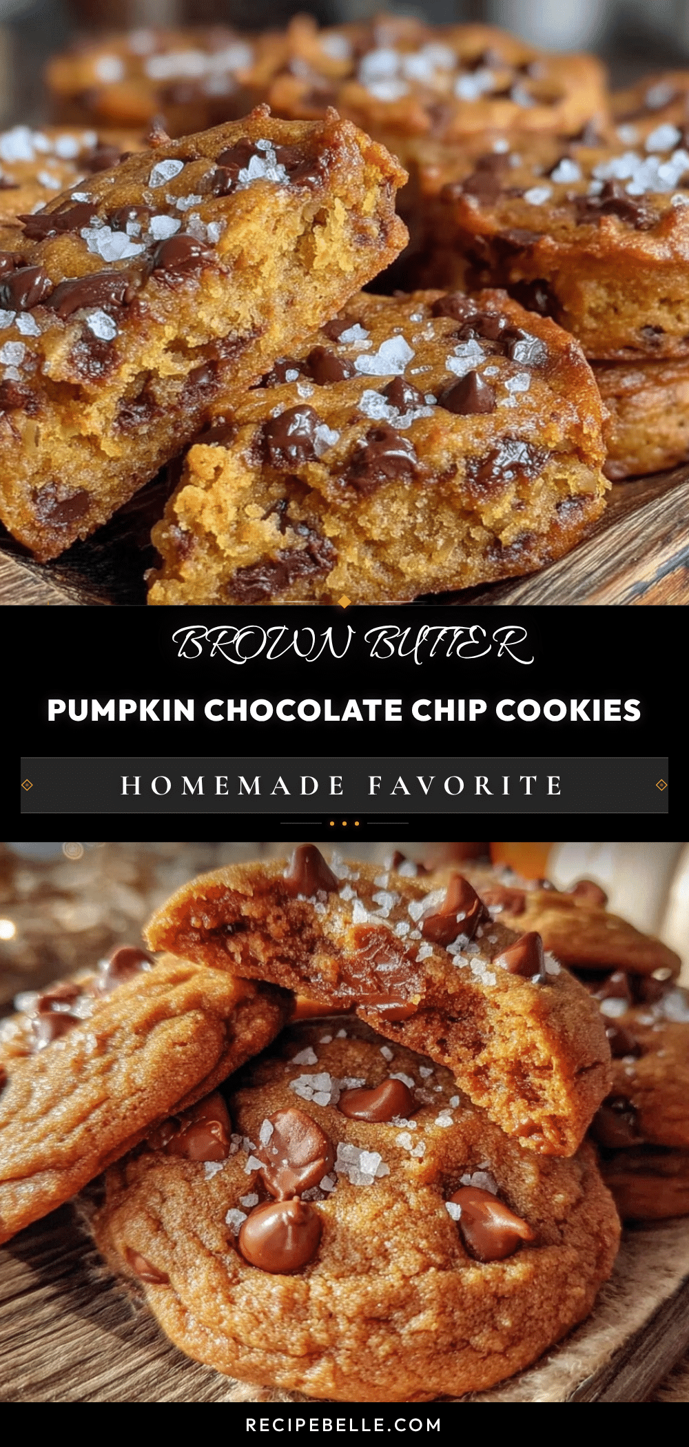 brown butter pumpkin chocolate chip cookies recipe
