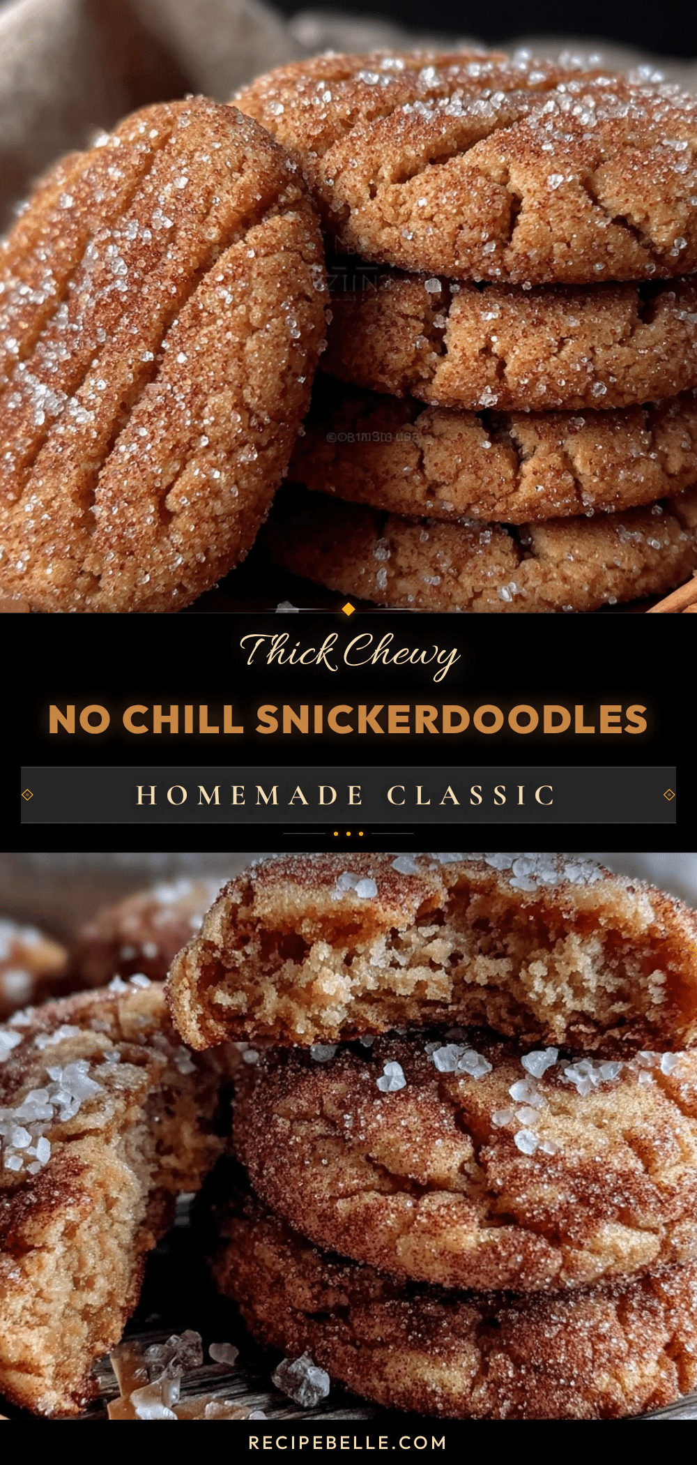 brown sugar snickerdoodle cookies recipe
