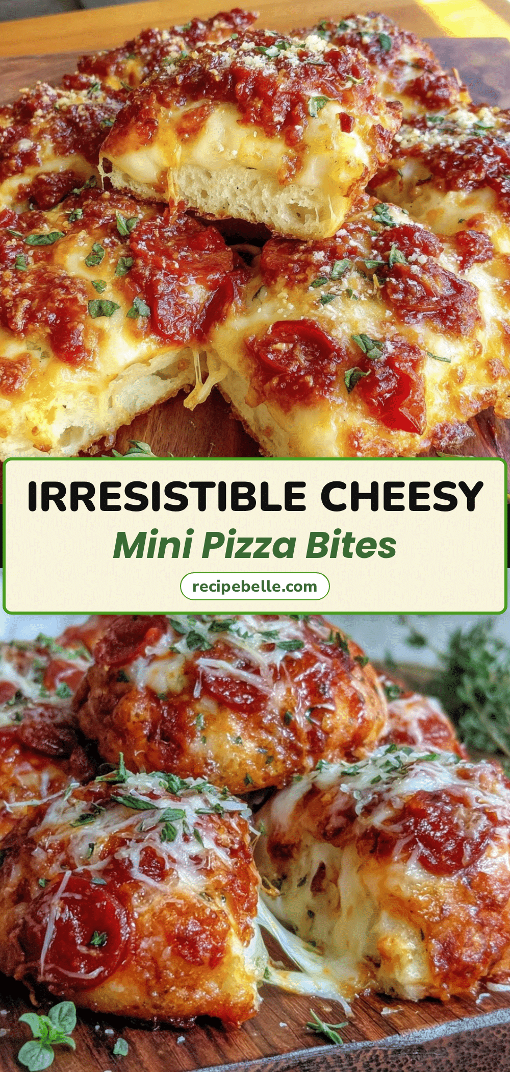 cheesy mini pizza bites recipe