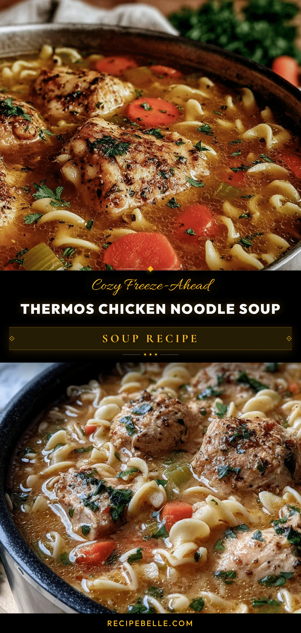 cozy thermos chicken noodle soup recipe
