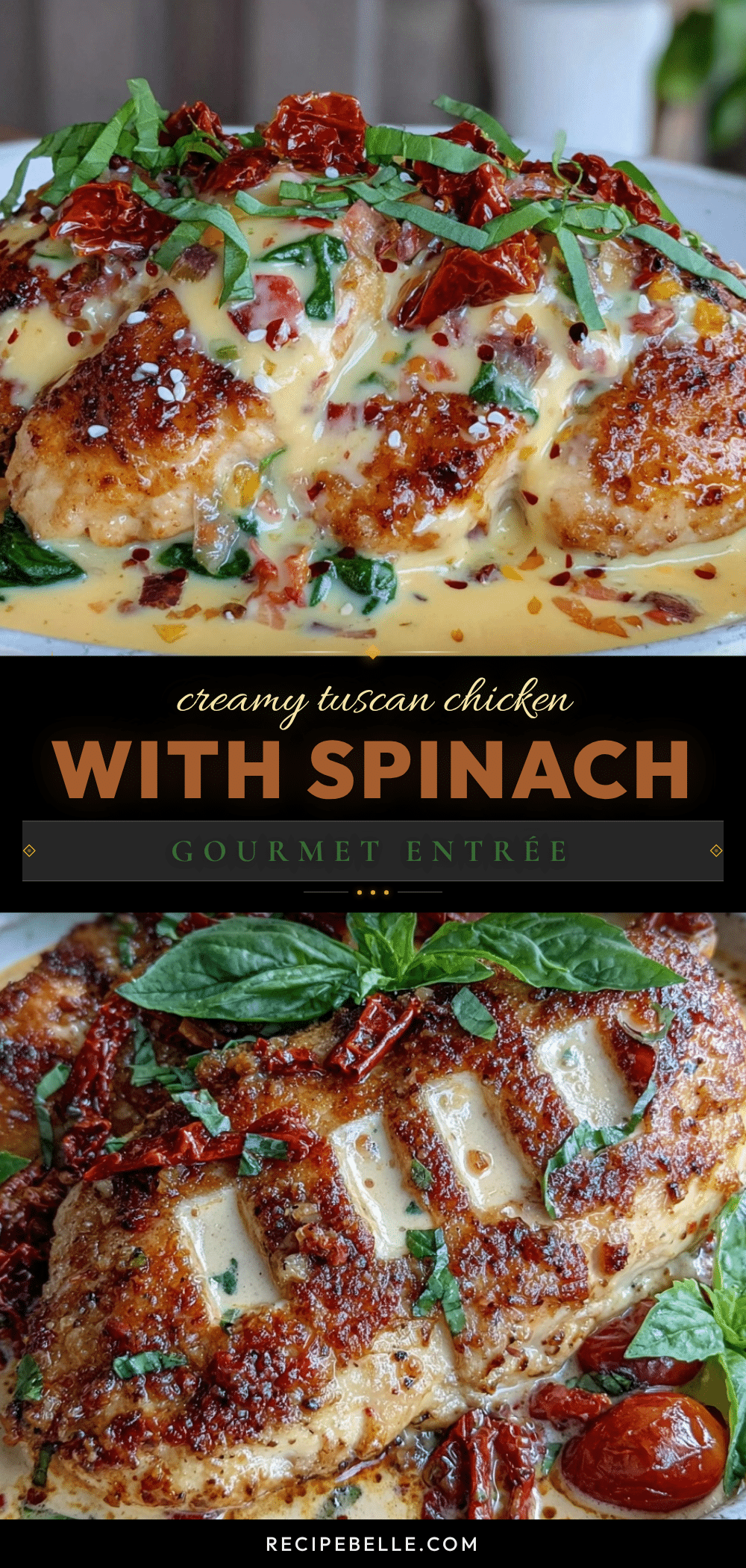 creamy tuscan chicken breast recipe
