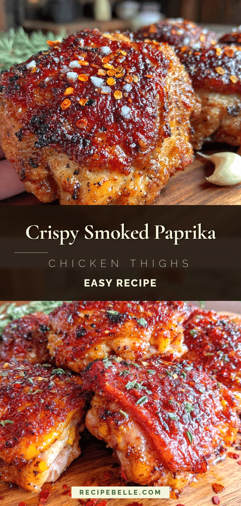 crispy oven-baked chicken thighs recipe