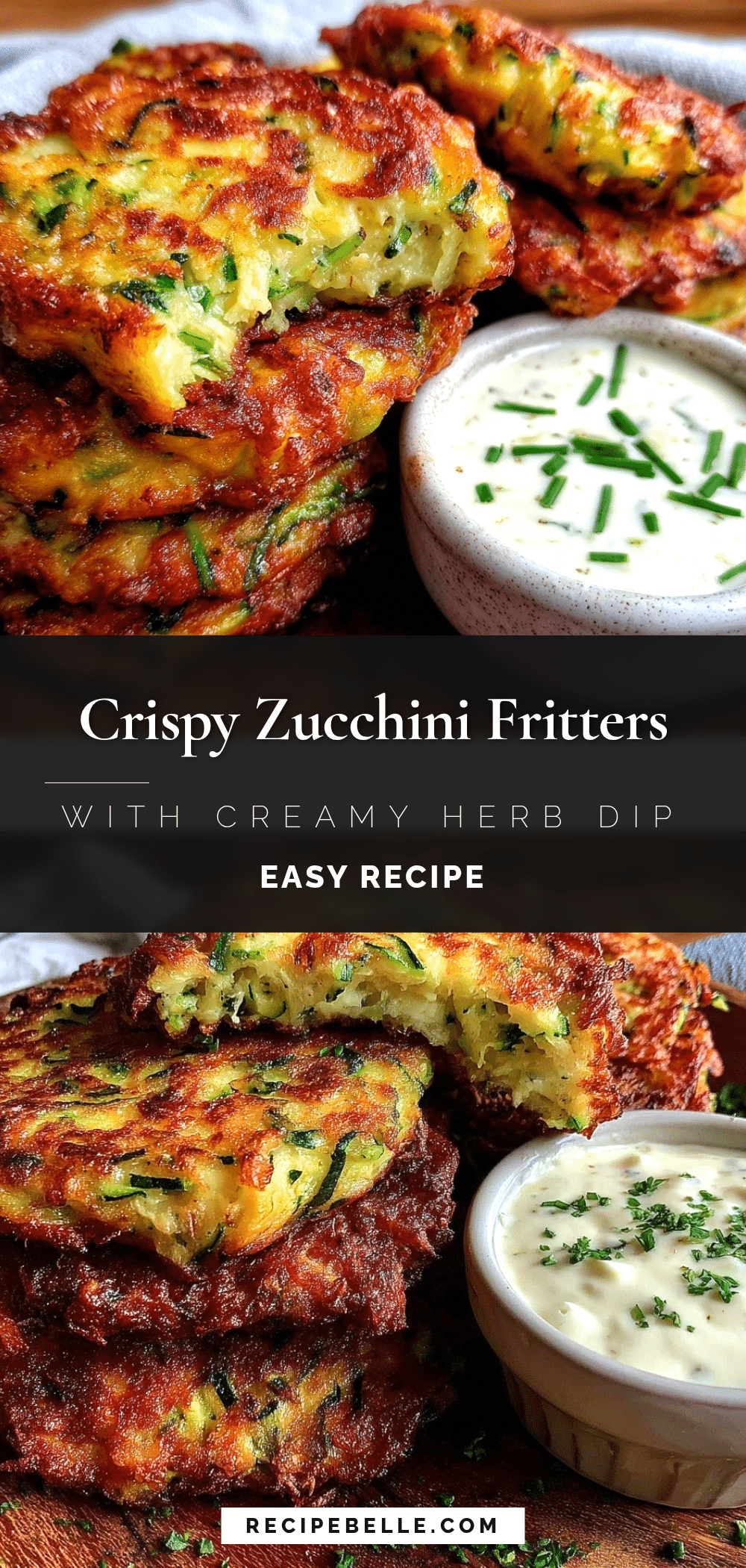 crispy zucchini fritters recipe