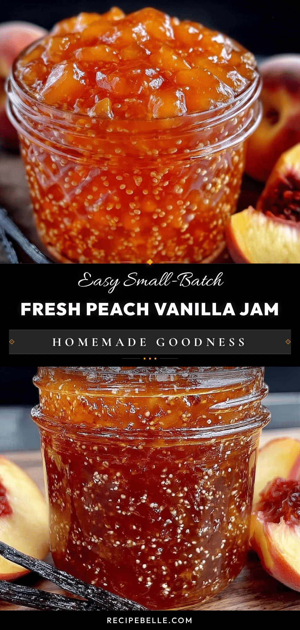 easy fresh peach jam recipe