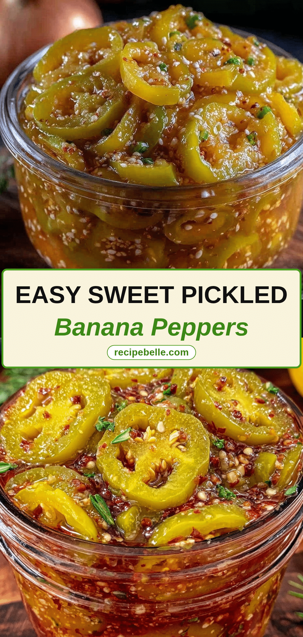 easy sweet pickled banana peppers recipe