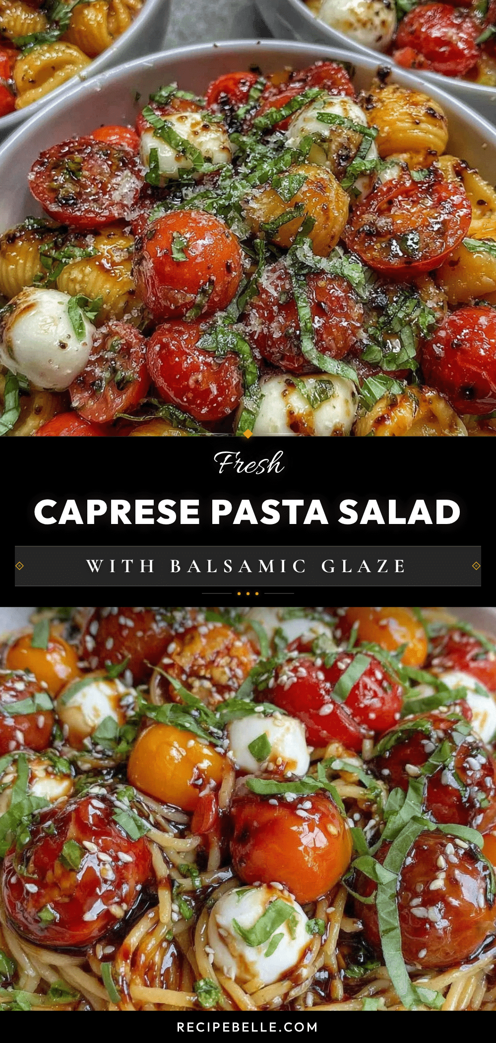 fresh caprese pasta salad recipe