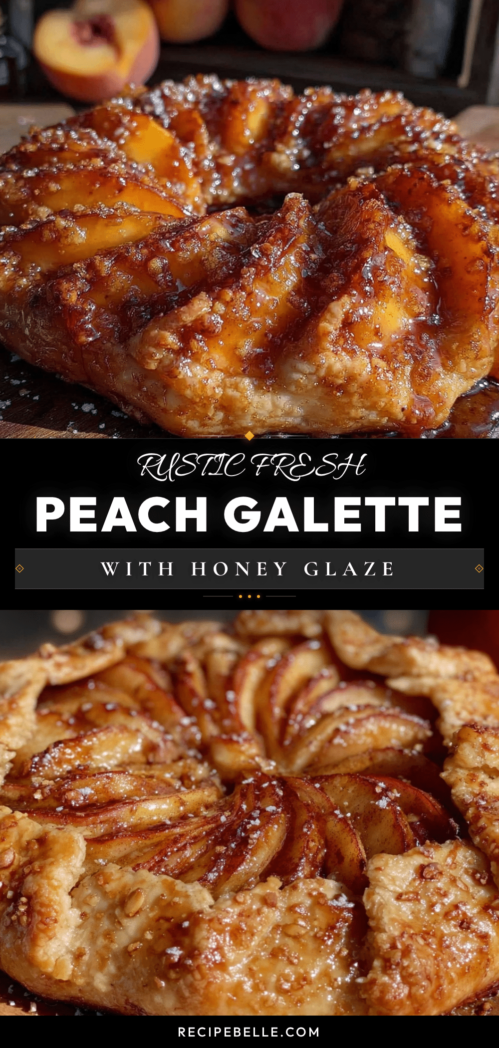 fresh peach galette recipe