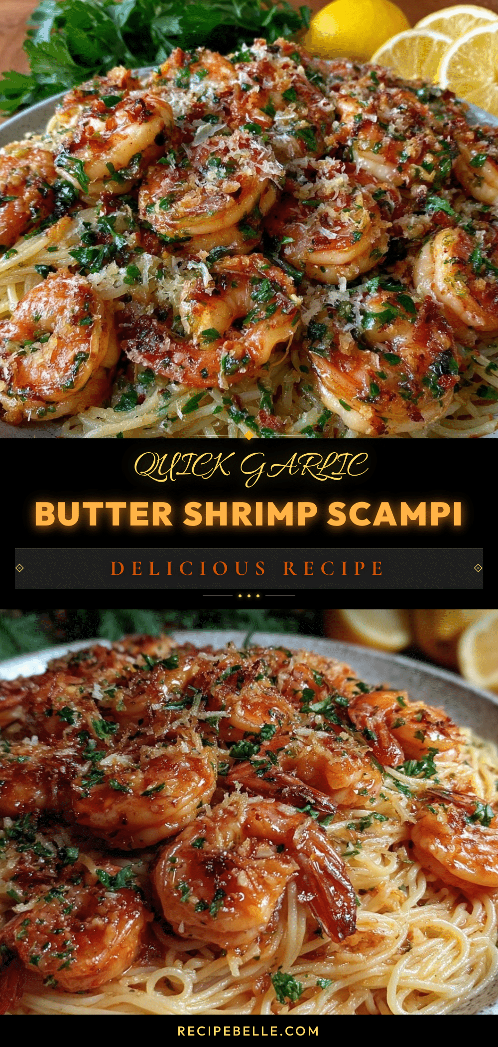 garlic butter shrimp scampi recipe