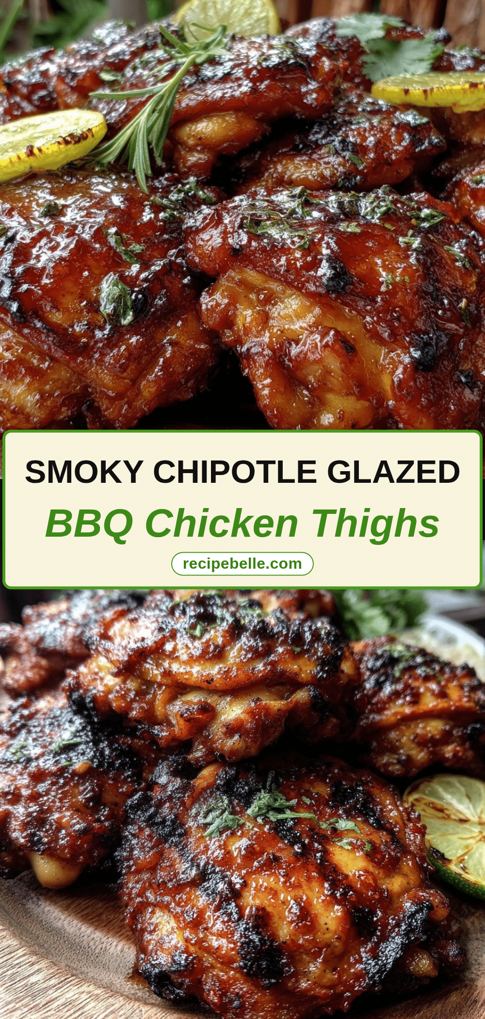 grilled BBQ chicken thighs recipe