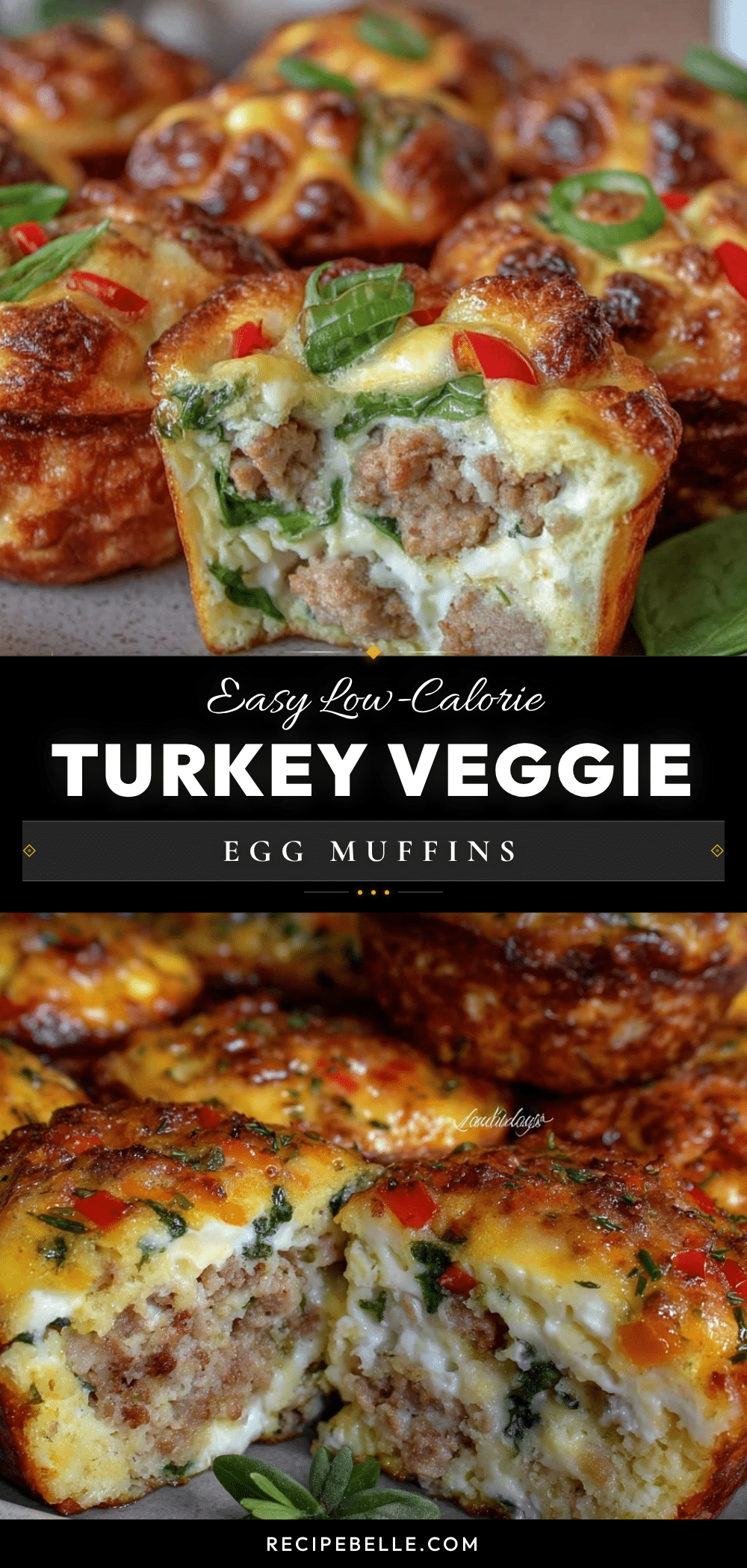 healthy calorie deficit breakfast egg muffin cups recipe