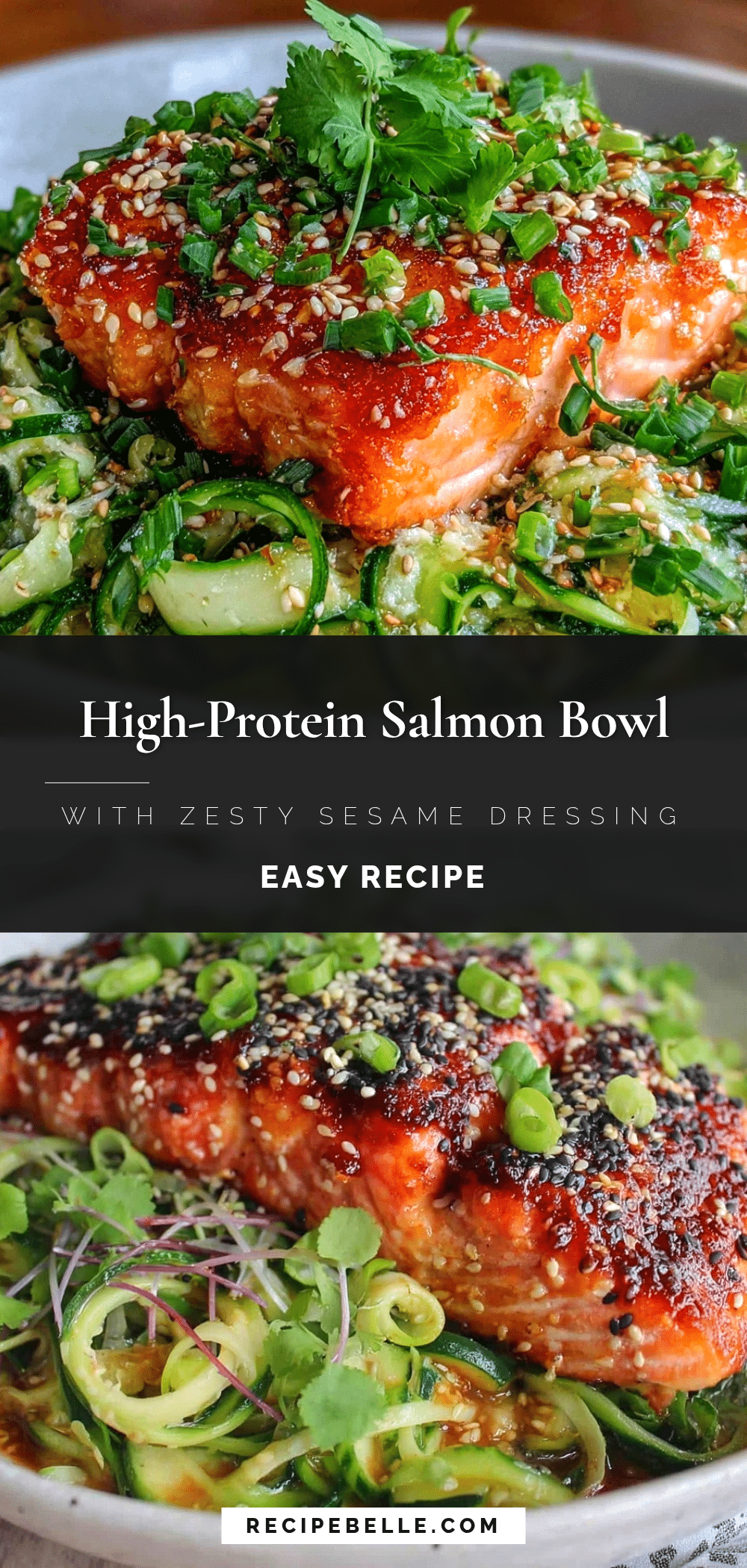 healthy high-protein salmon bowl recipe