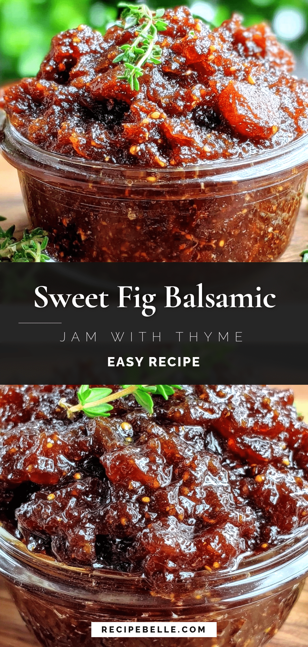 homemade fig and balsamic jam recipe