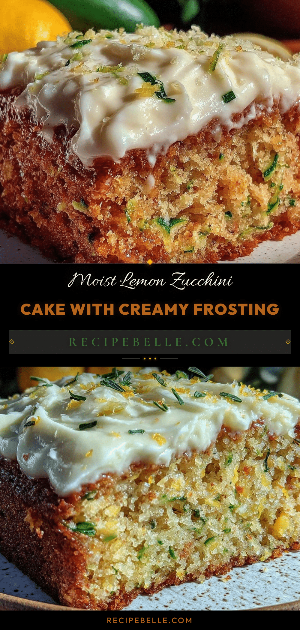 lemon zucchini cake recipe