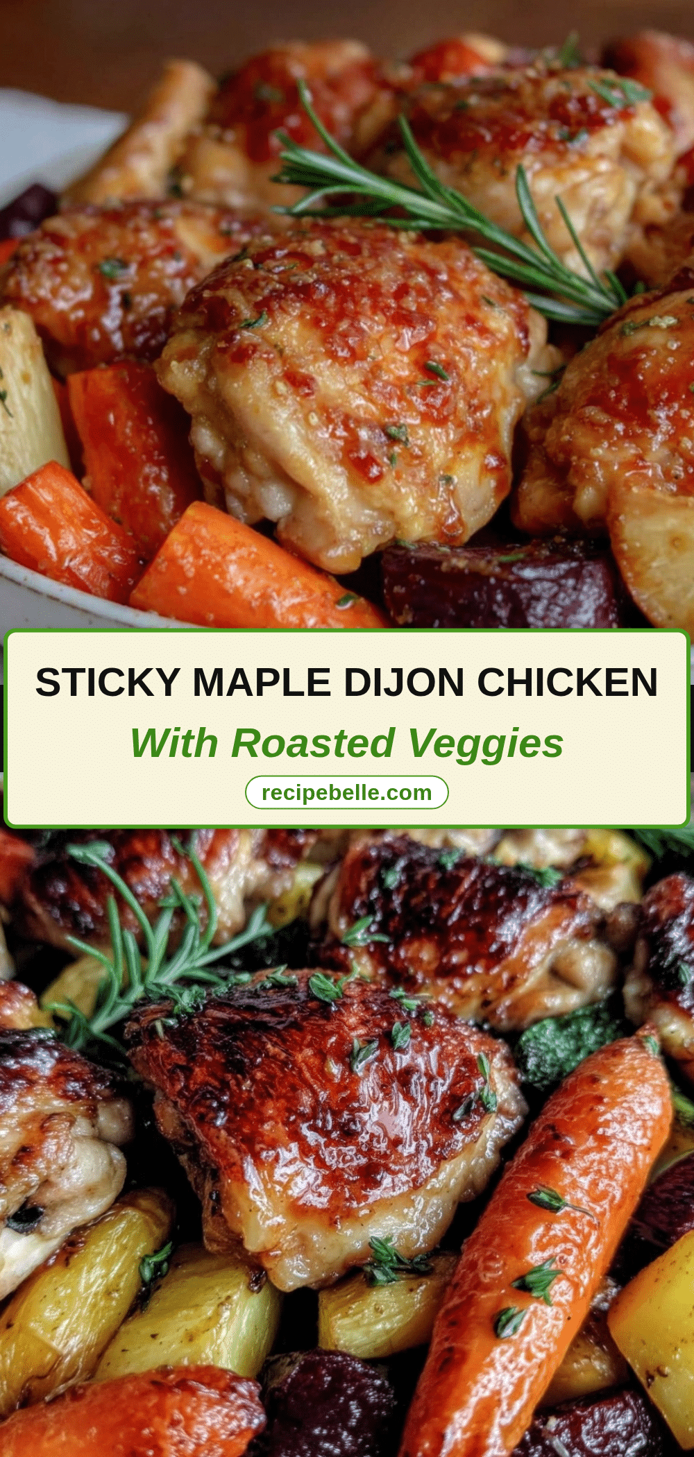 maple Dijon chicken thighs recipe