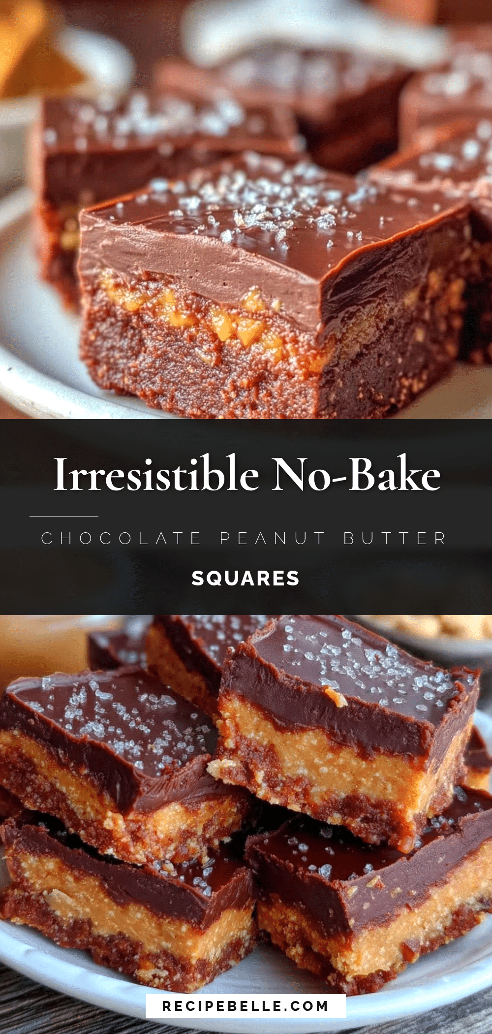 no bake chocolate peanut butter squares recipe