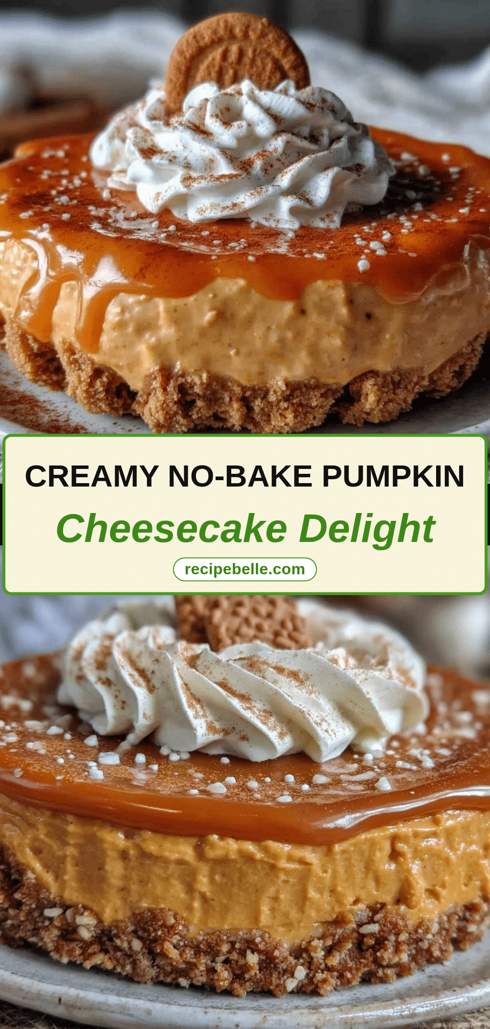 no-bake pumpkin pie cheesecake recipe