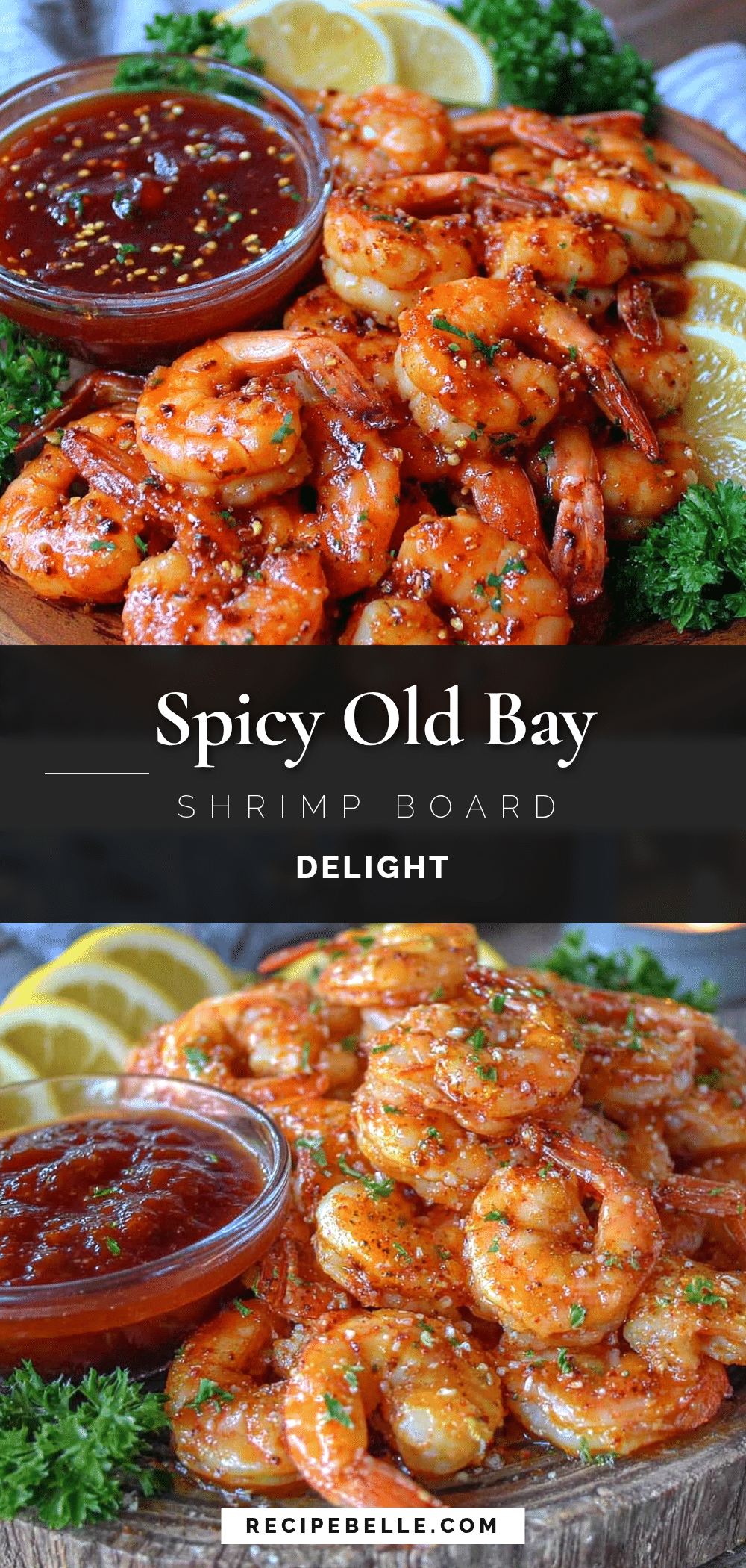 Old Bay boiled shrimp charcuterie board recipe