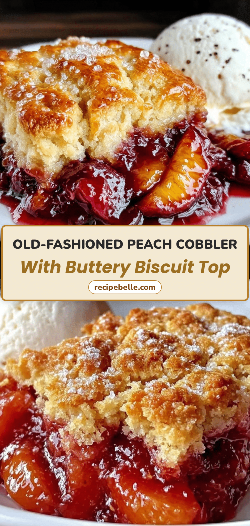old-fashioned peach cobbler recipe