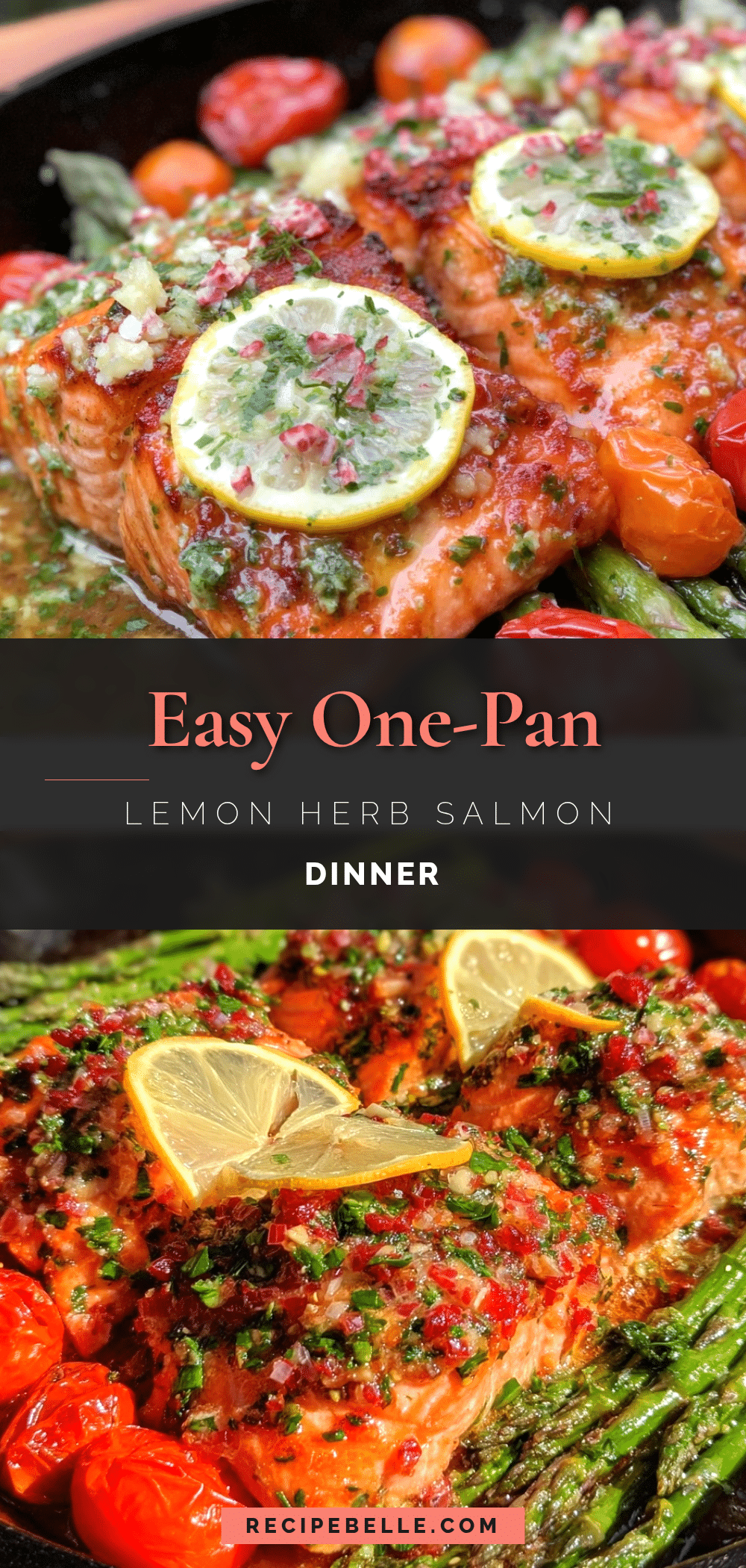 one-pan lemon herb salmon recipe