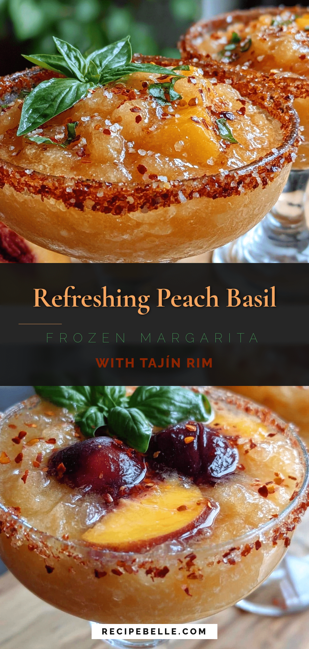 peach basil frozen margarita recipe