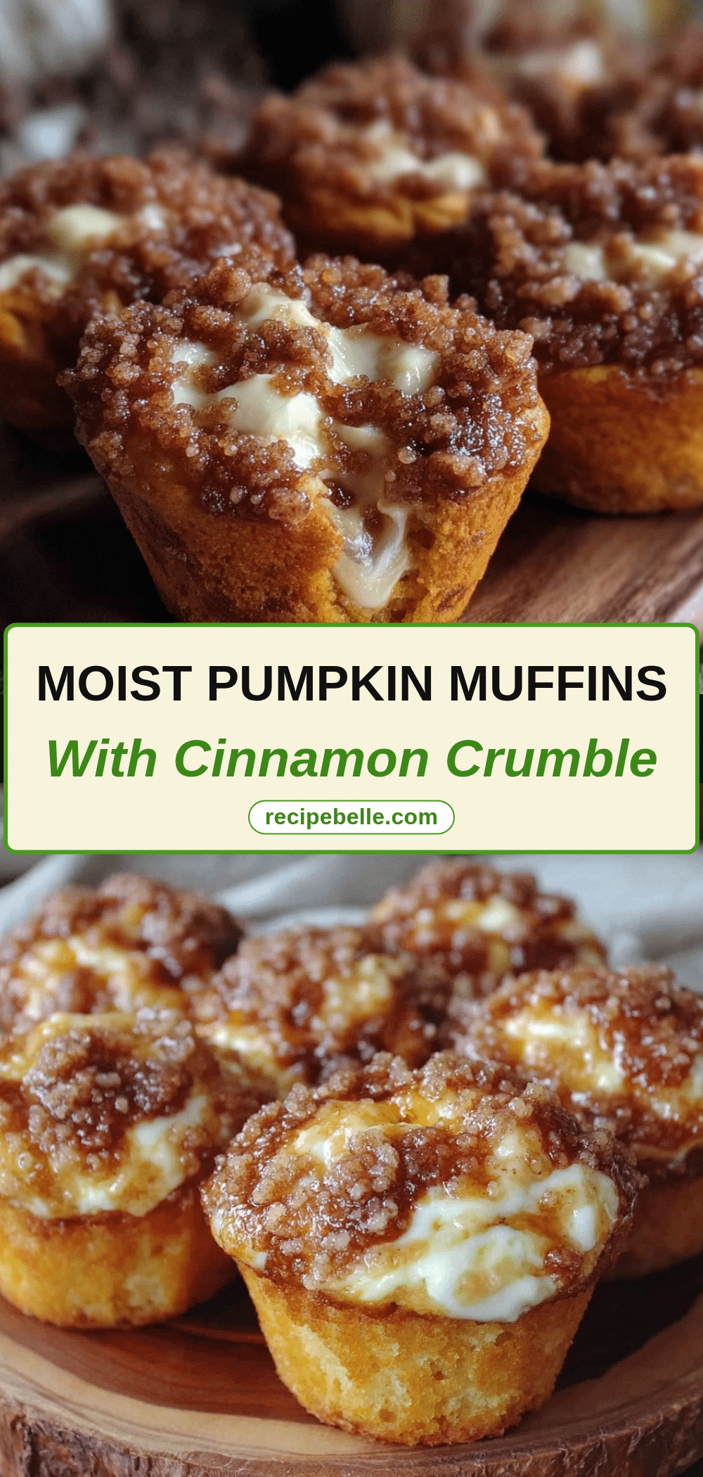 pumpkin cream cheese muffins recipe