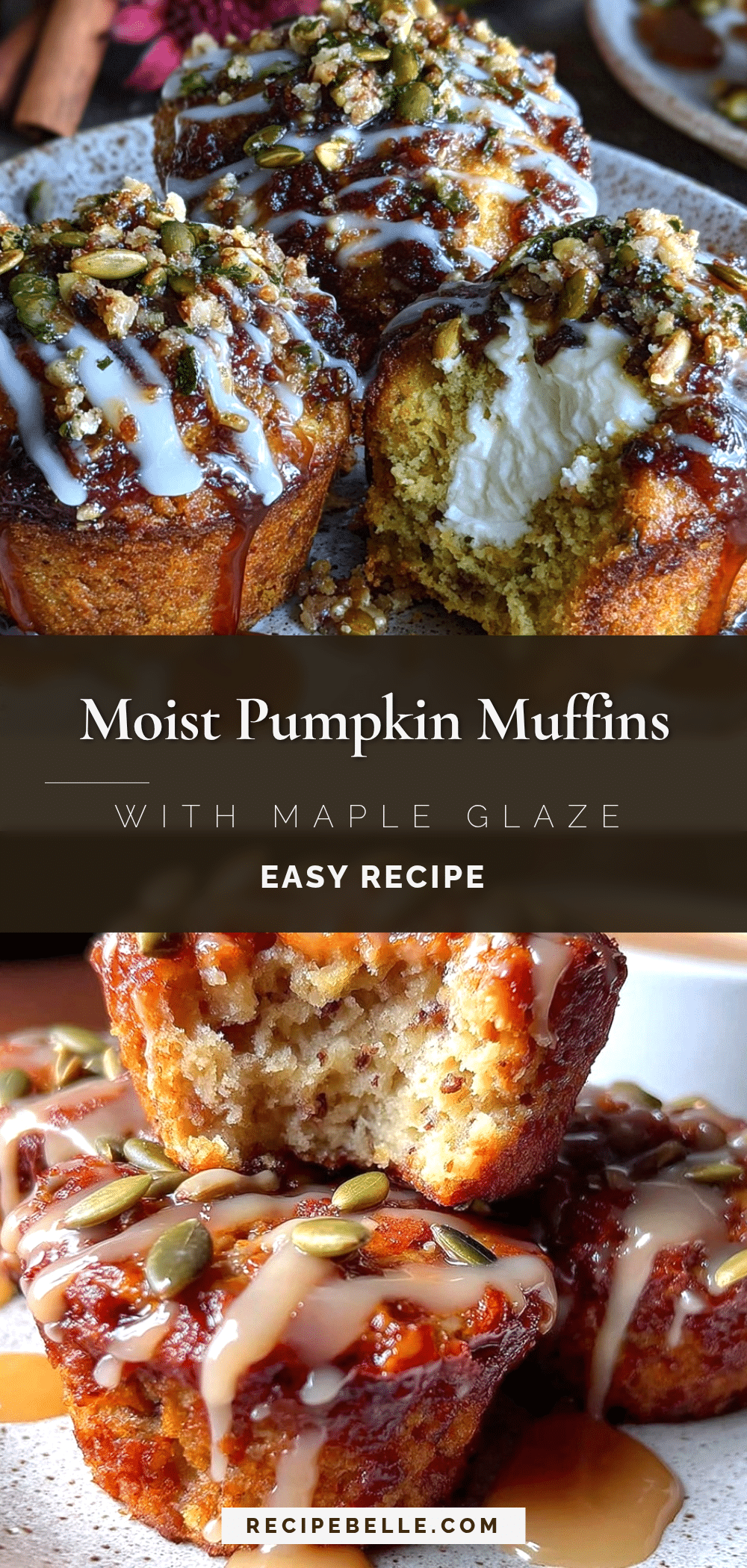 pumpkin cream cheese muffins recipe