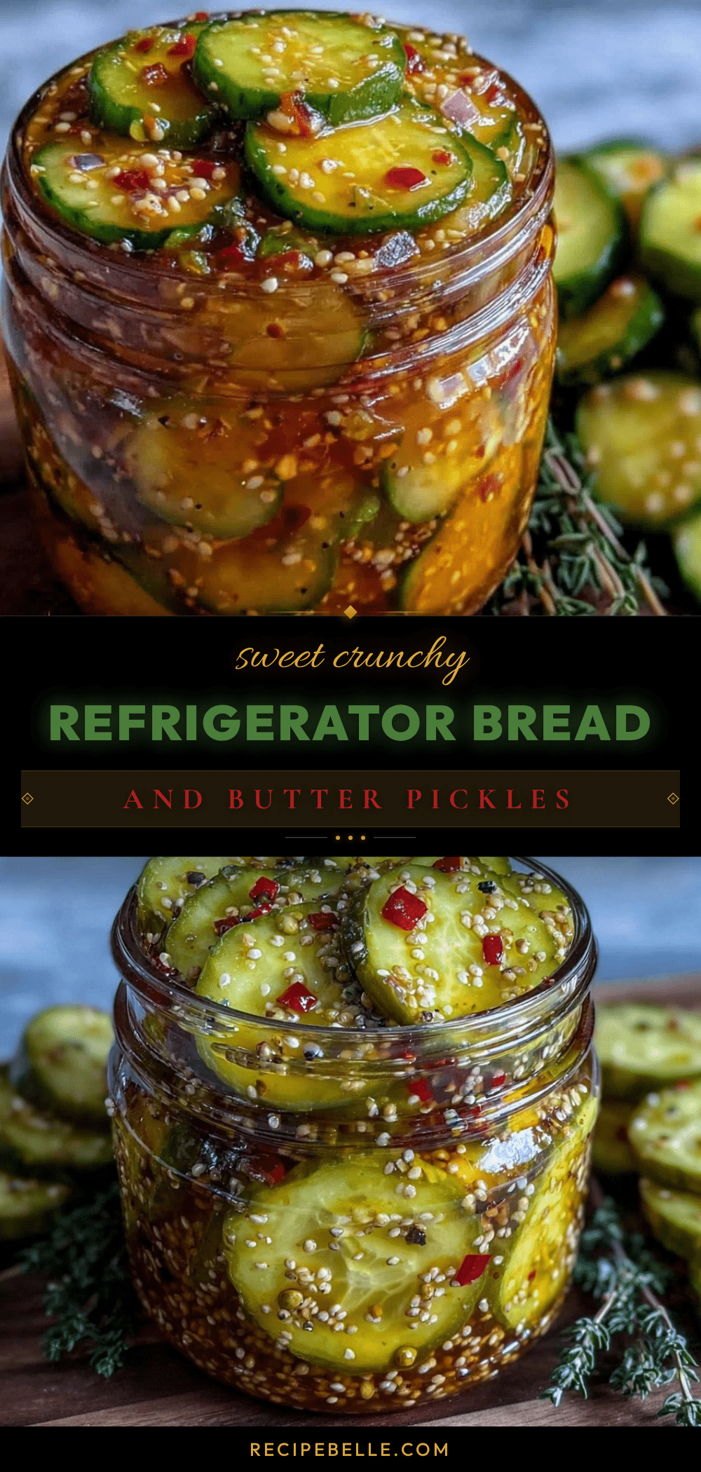 refrigerator bread and butter pickles recipe