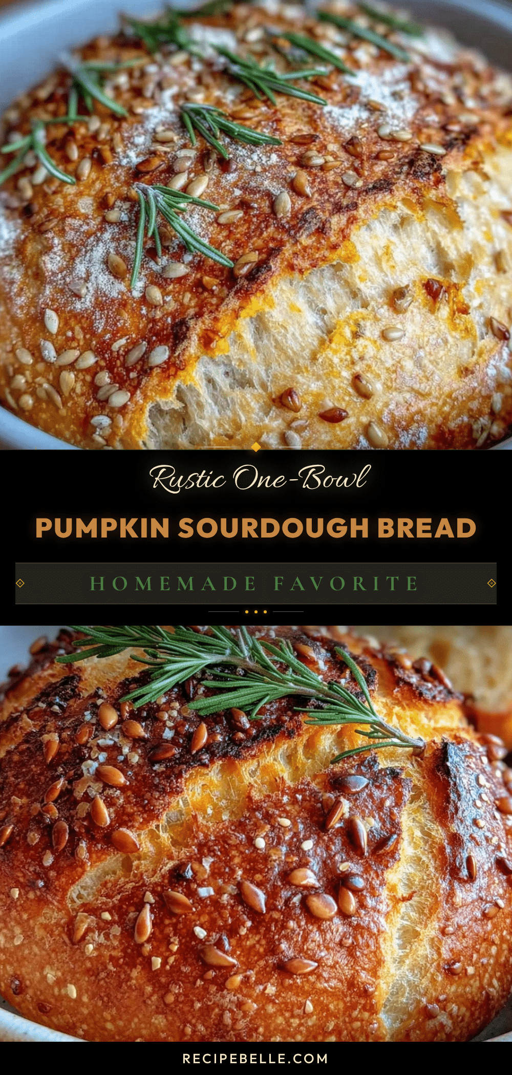rustic pumpkin sourdough bread recipe