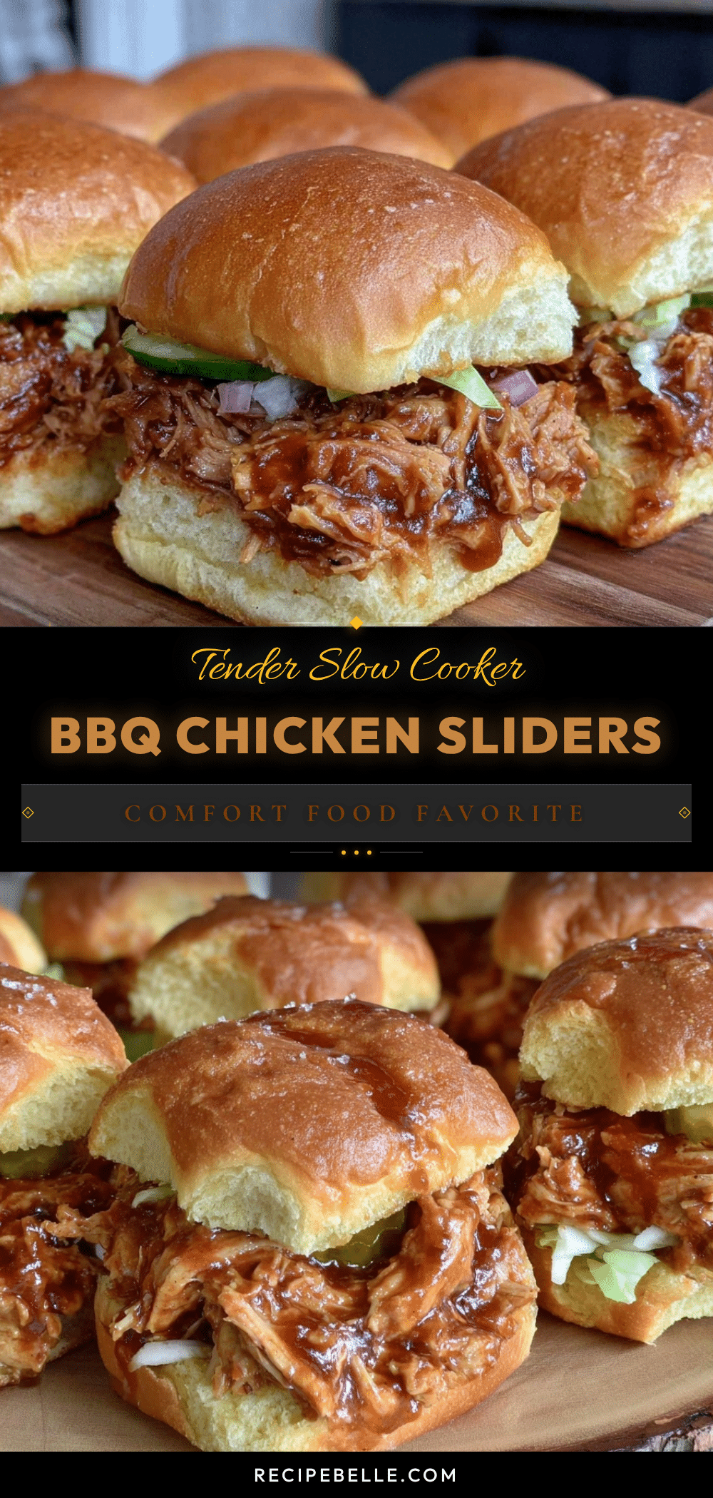 slow cooker bbq pulled chicken sliders recipe