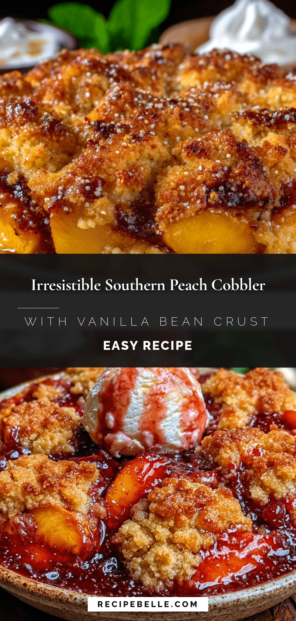 southern peach cobbler recipe