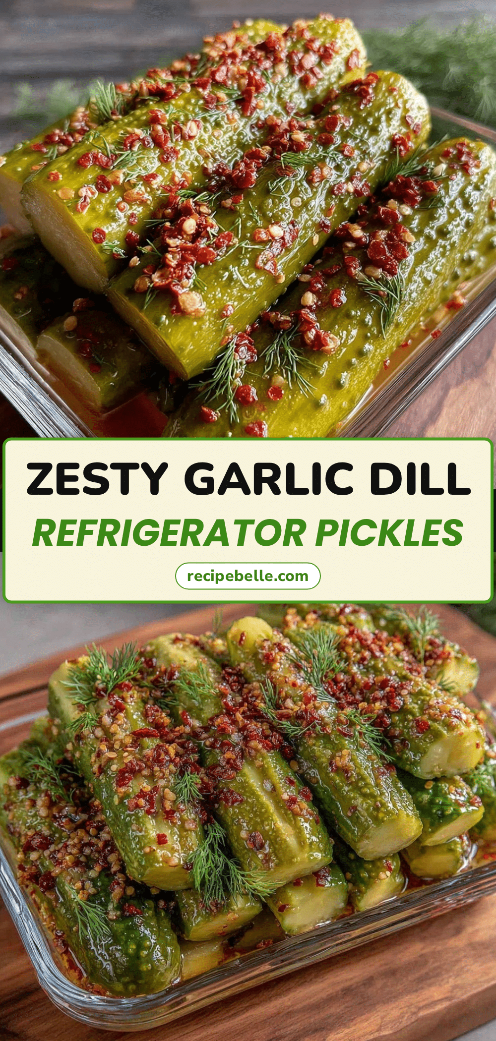 zesty garlic dill refrigerator pickles recipe