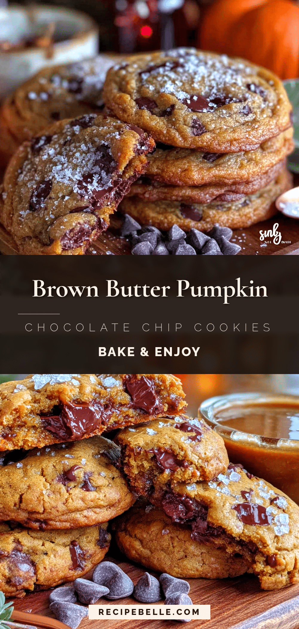 brown butter pumpkin chocolate chip cookies recipe