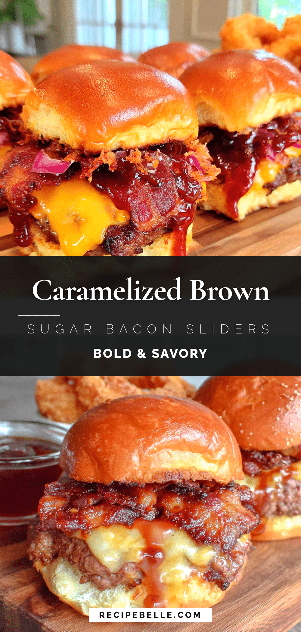 brown sugar bacon burger sliders recipe