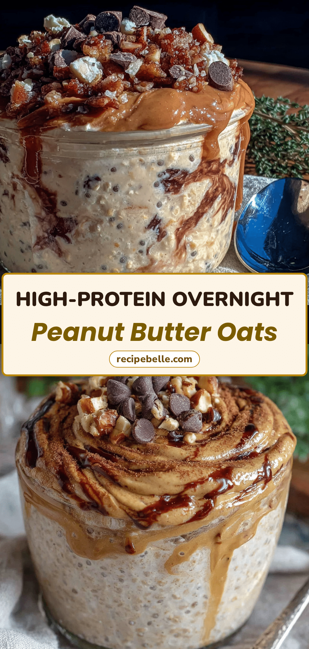 creamy overnight peanut butter protein oats recipe