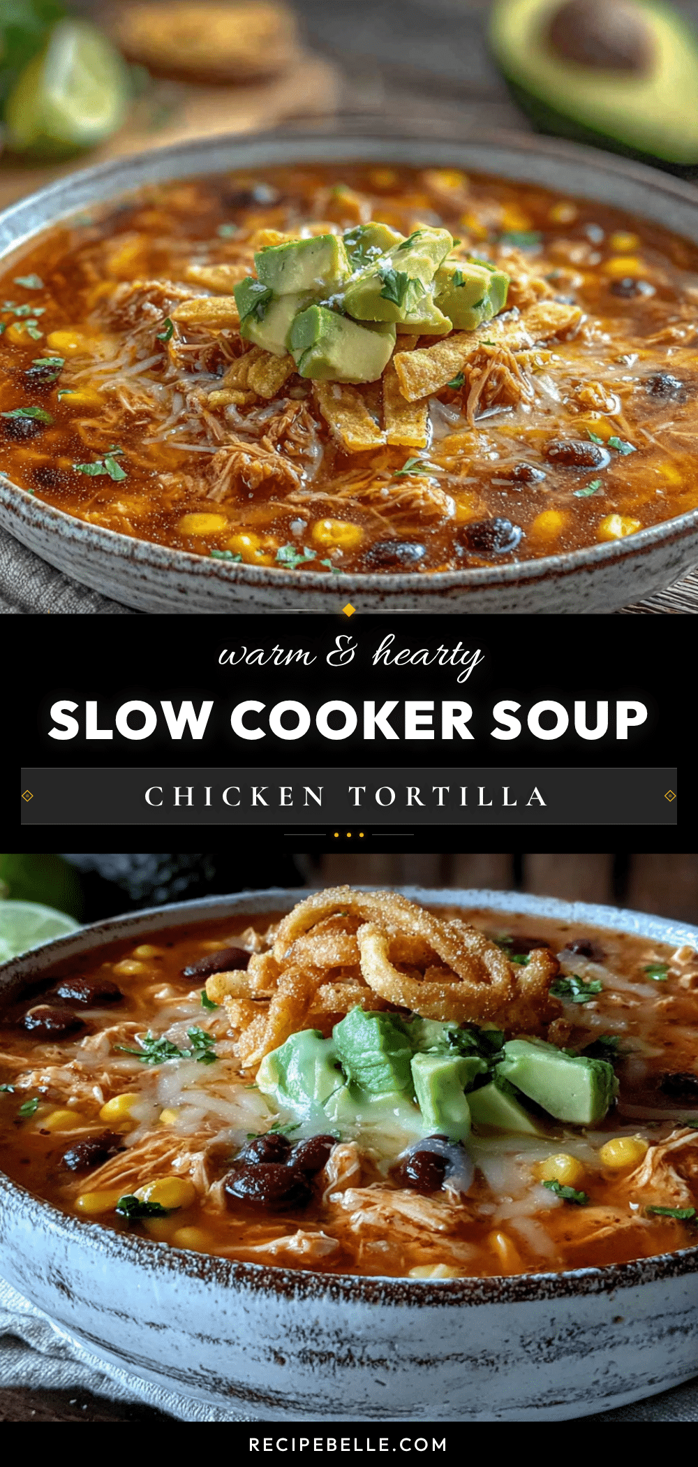 crockpot chicken tortilla soup recipe