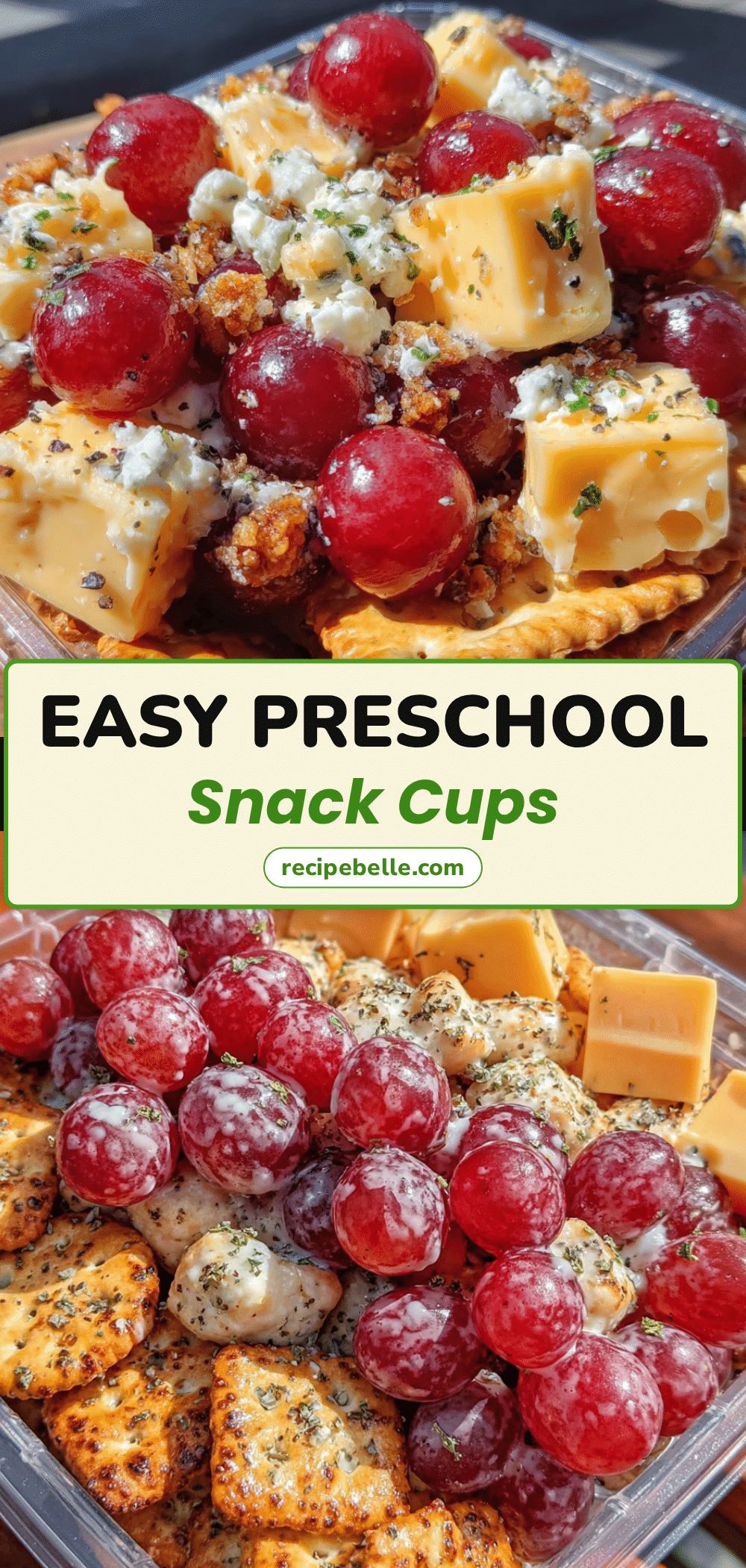 easy preschool snack cups recipe