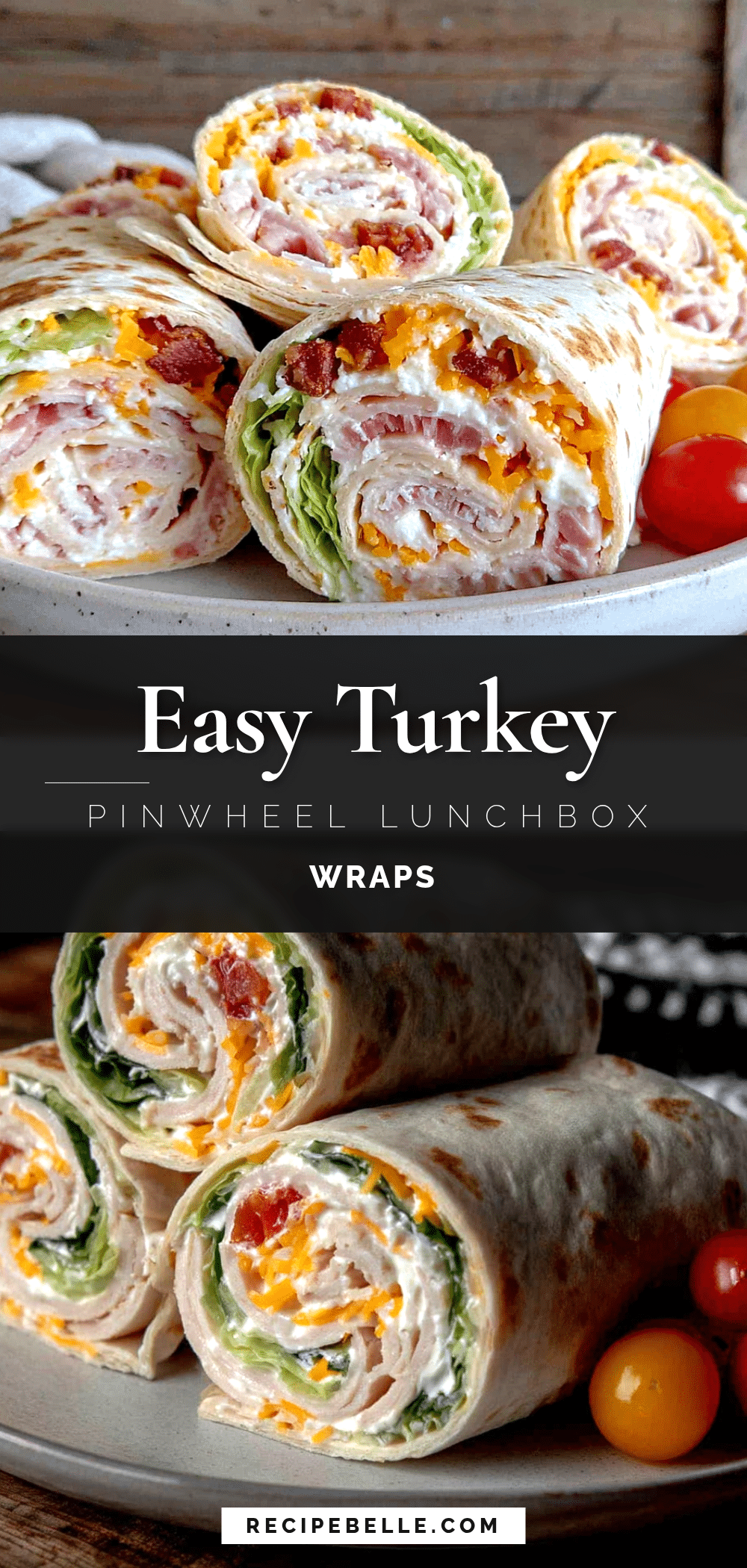 Easy Turkey Pinwheel Wraps recipe