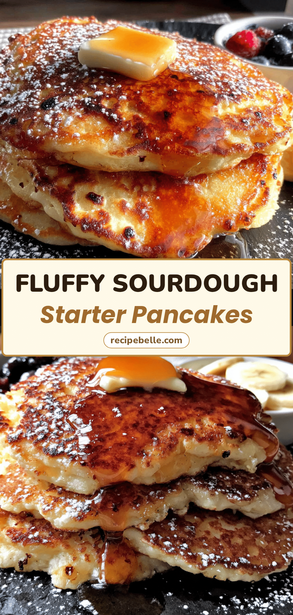 fluffy overnight sourdough starter pancakes recipe