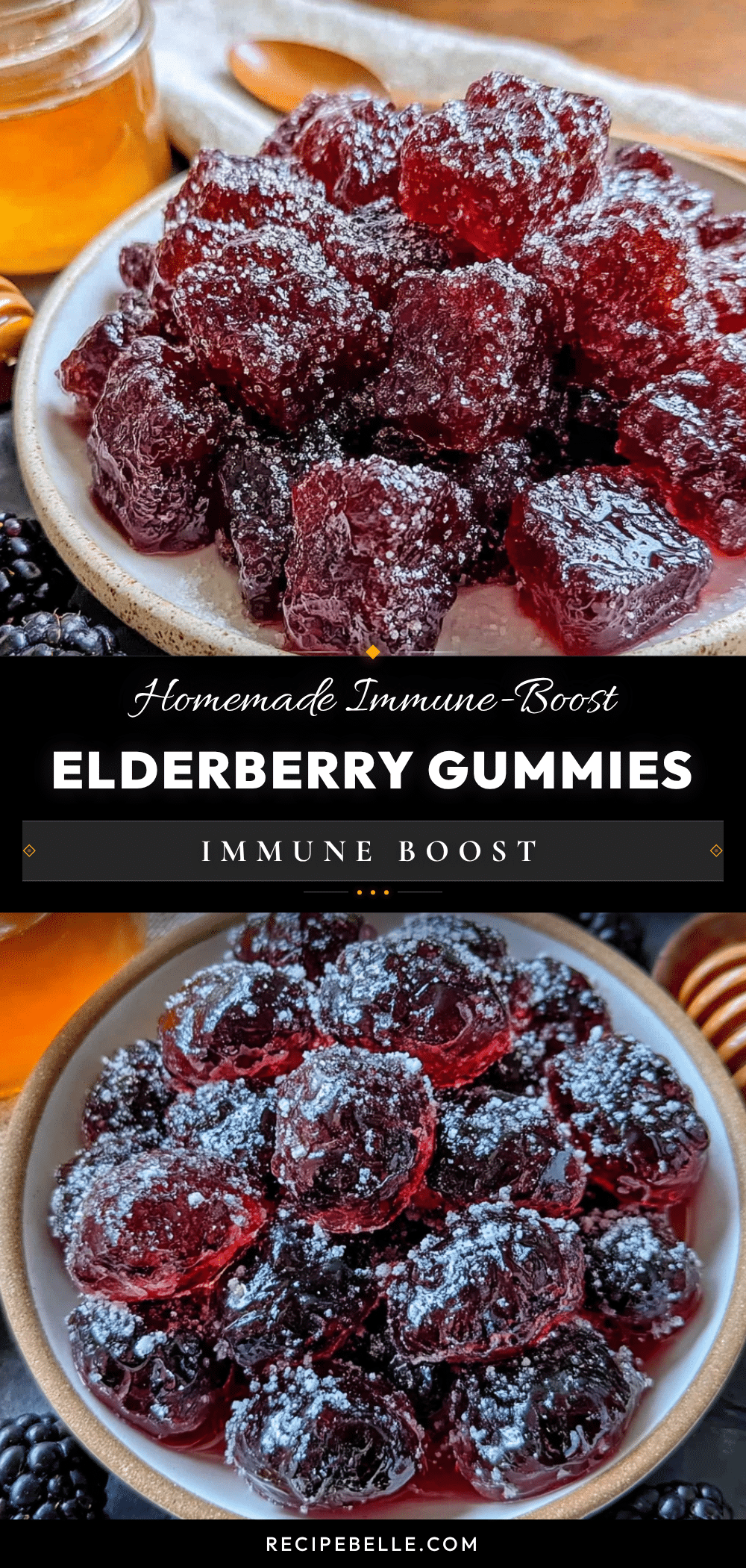 homemade elderberry gummies recipe