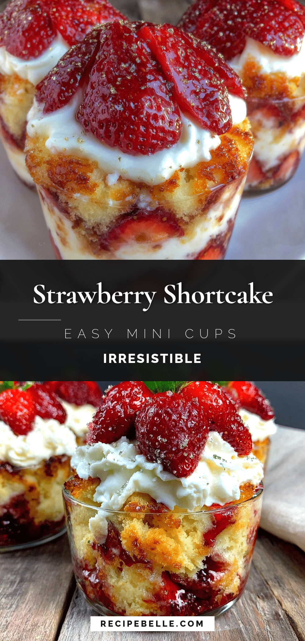 individual strawberry shortcake cups recipe