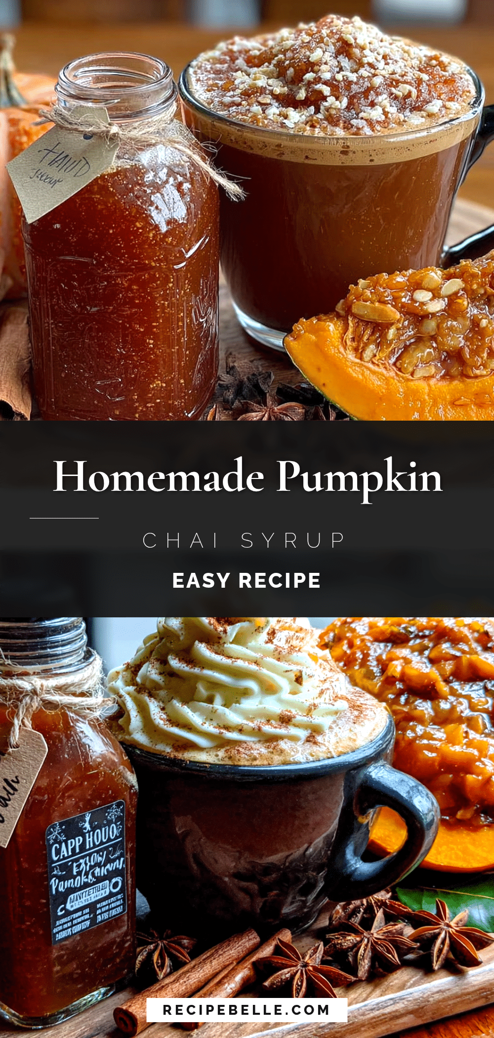 pumpkin chai latte syrup recipe