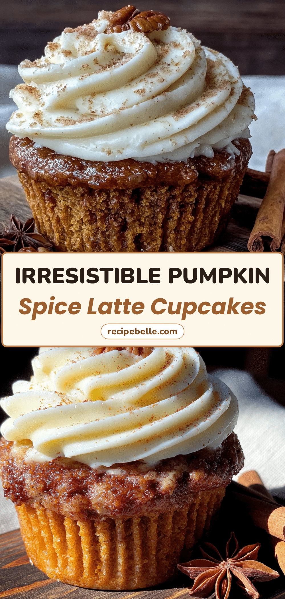 pumpkin spice latte cupcakes recipe