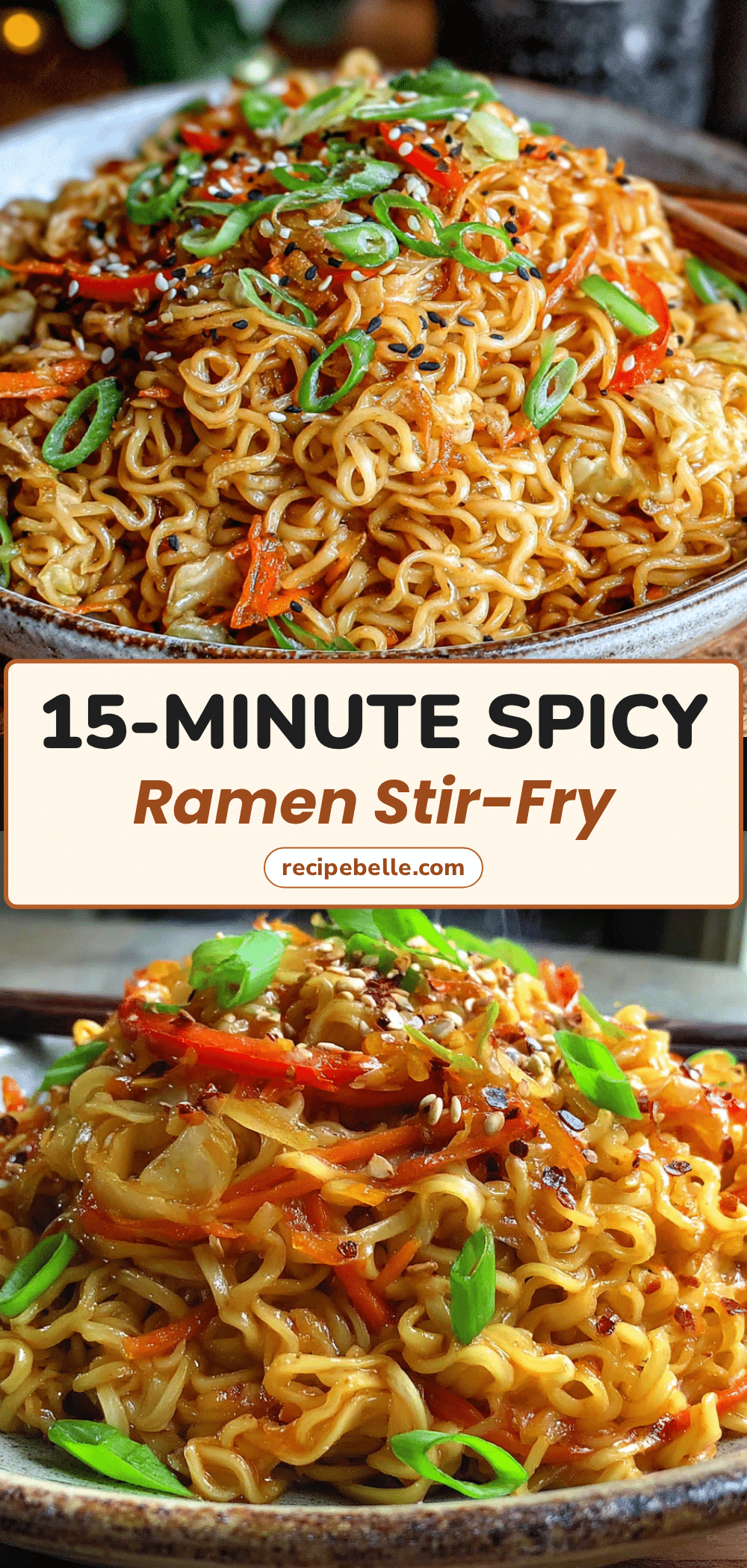 quick spicy ramen stir-fry recipe