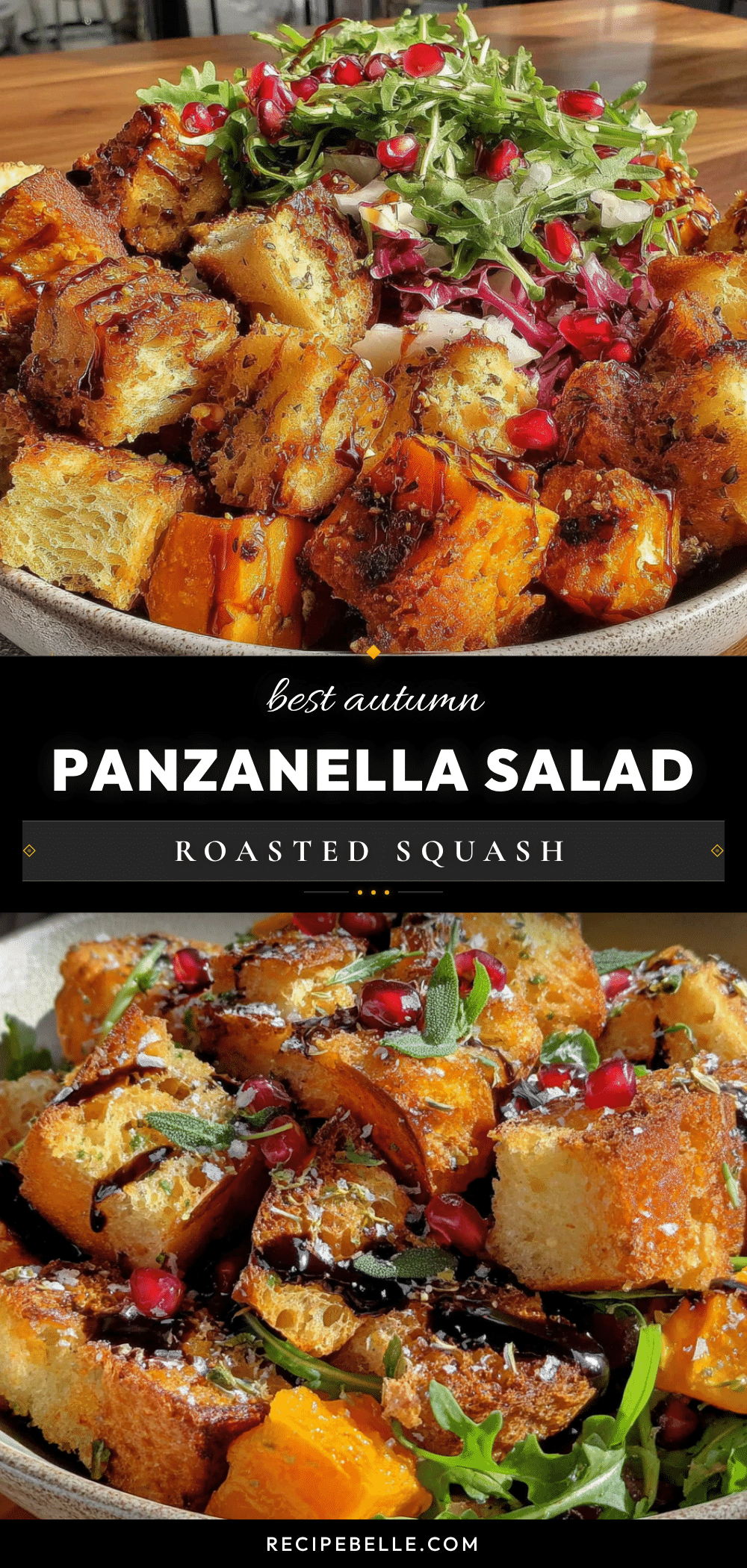 autumn panzanella with roasted squash recipe