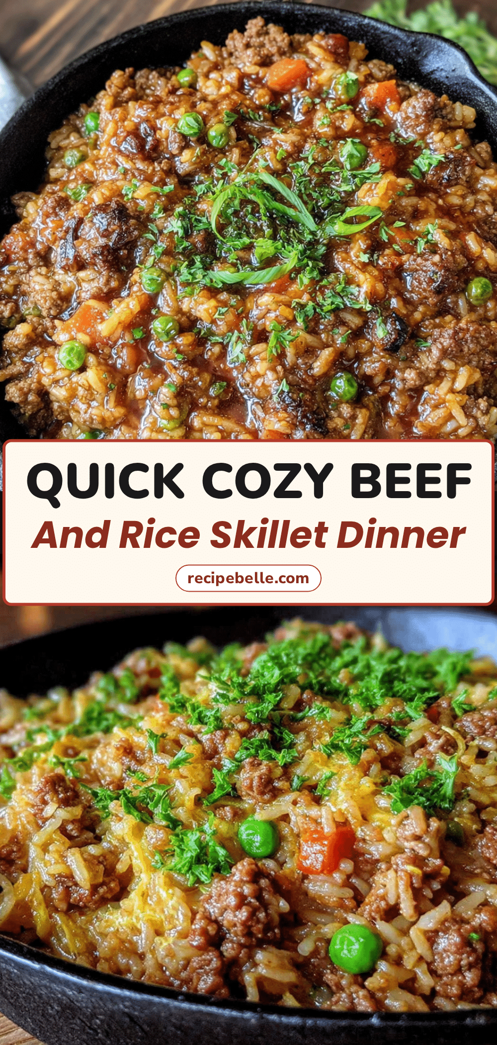 beef and rice skillet dinner recipe