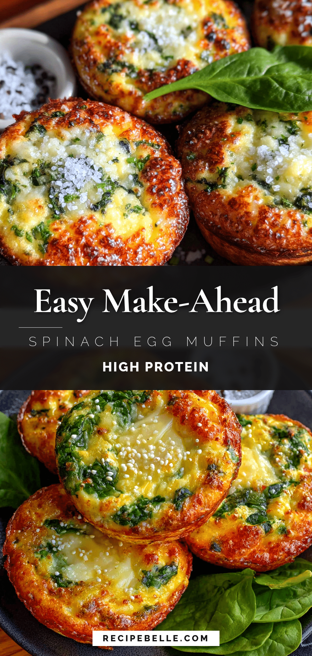 best easy make-ahead spinach egg muffins recipe recipe