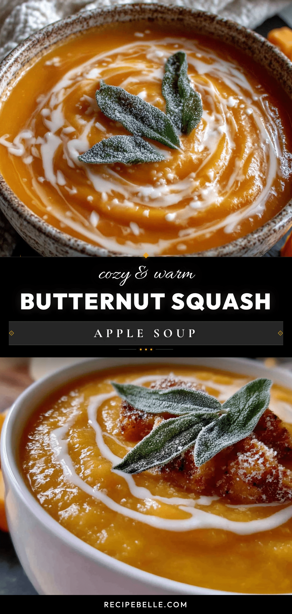 butternut squash apple soup recipe